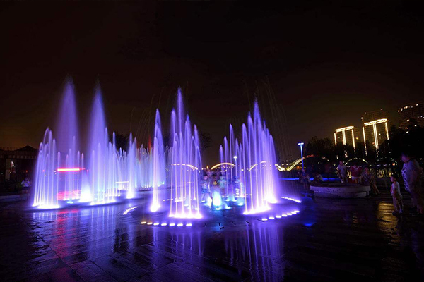 Nanjing fountain lighting