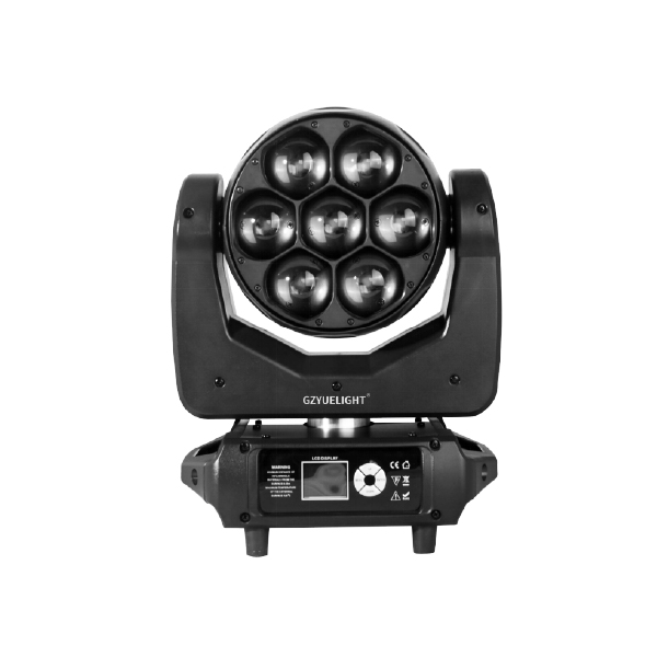 LED7颗40W摇头染色灯   YG-M021
